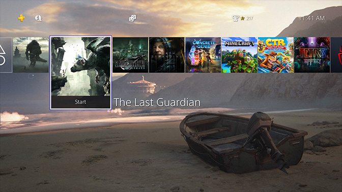 PS4 Home