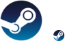 Steam icon at 64x64 and 16x16